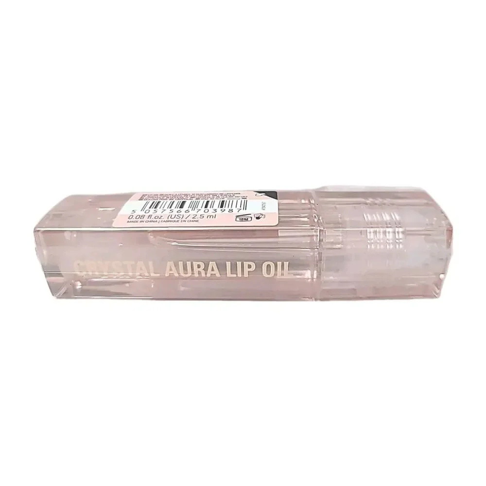 Lot Of 3 Makeup Revolution Crystal Aura Lip Oil Rose Quartz Crystal's Vitamin E